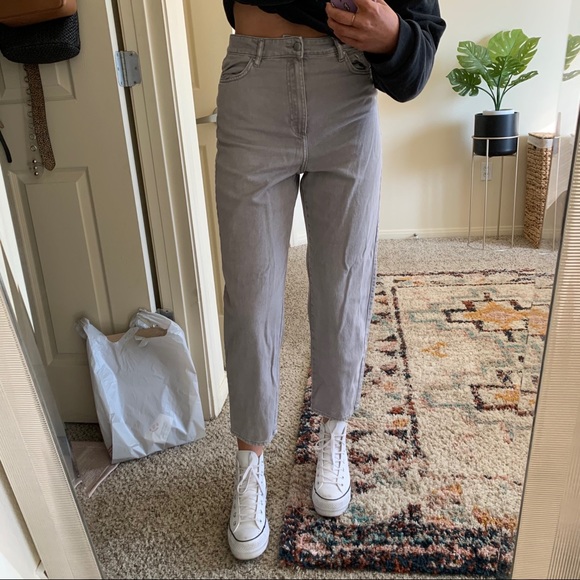 H&M Denim - NWOT Gray straight leg jeans